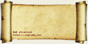 Janko Veljoglavac vizit kartica